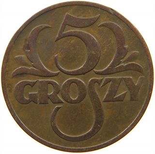 Poland 5 Groszy 1935 S12 489