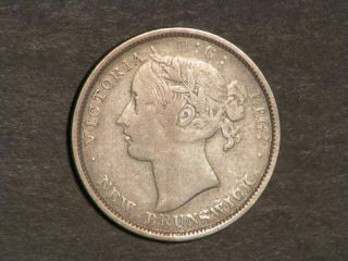 Canada - Brunswick 1864 20 Cents Silver