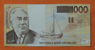 Belgium 1000 Francs 1997 Banknote P - 190 Billet Banque Nationale De Belgique