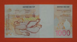 Belgium 1000 Francs 1997 Banknote P - 190 Billet Banque Nationale De Belgique 2
