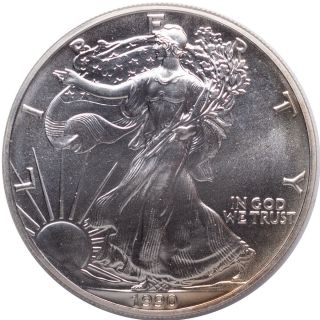 1990 Silver American Eagle Dollar