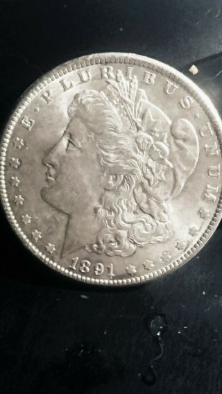 1891 P Morgan Dollar Choice - Bu - /very Coin,  Harder Date,