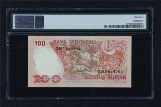 1977 Indonesia Bank Replacement 100 Rupiah Pick 116 PMG 64 Choice UNC 2