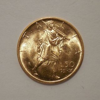 1931 - Year Ix - Italy - 50 Lire - Gold Coin - Vittorio Emanuele Iii - Bu