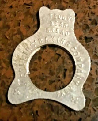Teddy Bear Encasement Coin Holder Collins Baking Company Buffalo York
