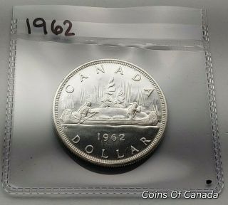 1962 Canada Silver $1 One Dollar Uncirculated Coin Coin Coinsofcanada