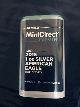 20 2016 1 Oz Silver American Eagle Bu Direct Premier
