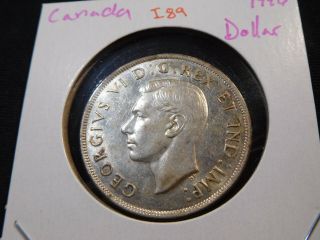 I89 Canada 1946 Silver Dollar Unc