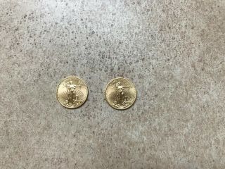 2015 & 2016 Gold American Eagle 5 Dollar 1/10th Oz Coin Bullion