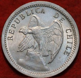 Uncirculated 1941 Chile 20 Centavos Clad Foreign Coin