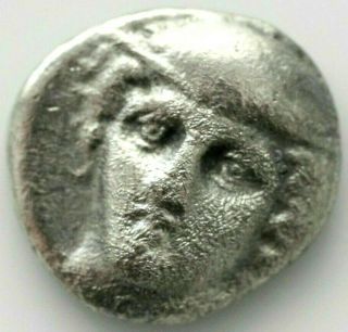 Greek Coins Thrace.  Ainos.  Tetrobol (circa 402/1 - 361/0 Bc).  Obv: Head Of Hermes