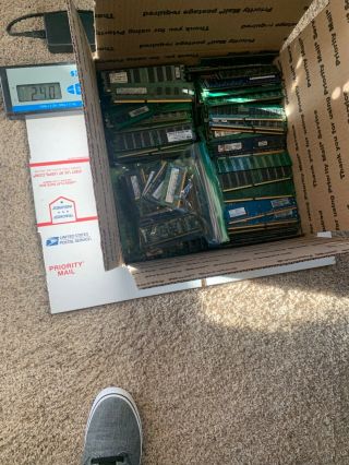 24 Lbs Of Scrap Computer Ram Memory For Gold Recovery
