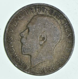 Silver - World Coin - 1921 Great Britain 1 Florin - World Silver Coin - 11g 863