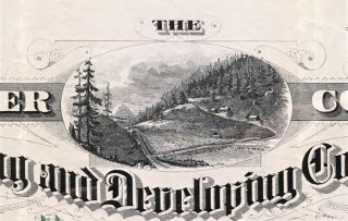 BOULDER COUNTY MINING & DEVELOPING COMPANY Stock 1882 Boulder,  Colorado.  RARE VF 2