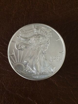 2017 Silver American Eagle Bu 1 Oz Coin Us $1 Dollar Uncirculated