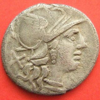 Roman Republican P.  Aelius Paetus.  Ar Denarius 138 Bc; Rome.