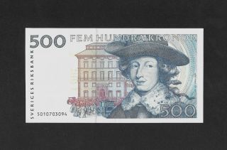 Ef,  / Aunc 500 Kronor 1985 Sweden