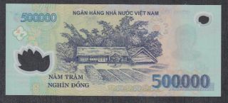 Vietnam 500000 Dong Polymer Specimen Banknote P - 124s UNC 2