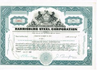 Harrisburg Steel Corp. ,  1951,  Vf,