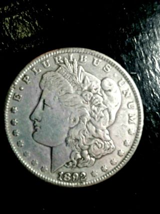 1892 - O Morgan Liberty Silver Dollar Near Uncirculated Orleans