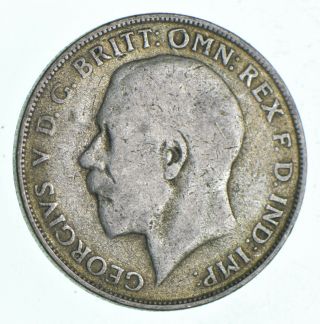 Silver - World Coin - 1921 Great Britain 1 Florin - World Silver Coin - 11g 901