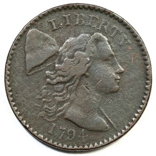1794 S - 47 R - 4 Liberty Cap Large Cent Coin 1c