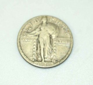 1918 P Standing Liberty Quarter 90 Silver M380