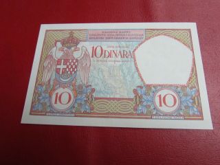 YUGOSLAVIA 10 DINARA 1926 XF,  /AUNC 2