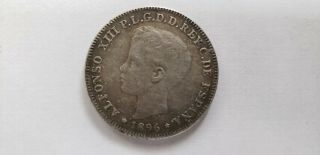 1896 Puerto Rico 40 Centavos
