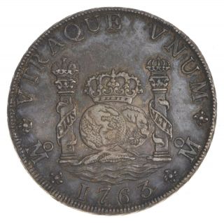 1763 Colonial Mexico 8 Reales 030