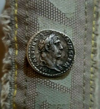 Rome Ancient Silver Denarius Trajan Ad 103 - 111.