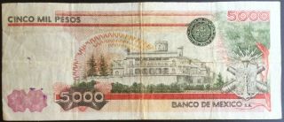 MEXICO 1980 $5000 PESOS CADETS Serie C (L1L69838) NOTE 2