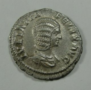 Ancient Roman Silver Denarius Of Julia Domna Hg - 2555