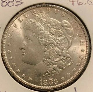 1883 - P Morgan Silver Dollar Awesome