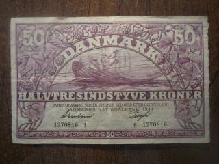 1944 Denmark 50 Kroner