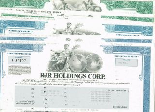 Set 6 Rjr (nabisco) Holdings Corp. ,  1980 - 90s,  Var.  Types,  Vf
