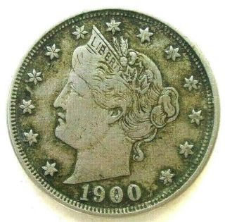 Usa Coins,  5 Cents 1900,  Liberty Nickel