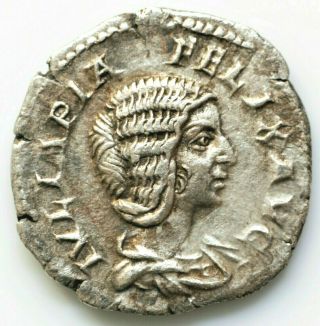 Roman Imperial Julia Domna Ad 193 - 217.  Struck Under Caracalla,  Ad 211 - 215.  Rome