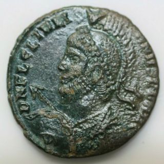 Roman Imperial Julian Ii.  Ad 360 - 363.  Æ.  2.  91gr.  Pearl - Diademed,  Helmeted,  And