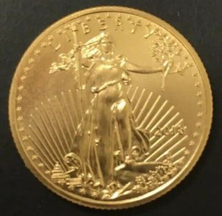 2018 1/4 Oz Gold American Eagle $10 Us Gold Eagle Coin