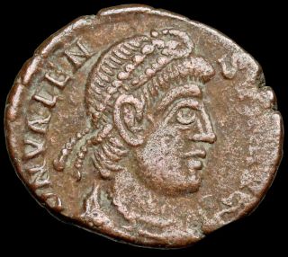 Ancient Bronze ROMAN Coin,  The Last True Roman Emperor VALENS 364 - 378 AD. , 2