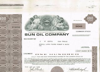 Set 14 Sun Oil Co. ,  1970s,  Vf