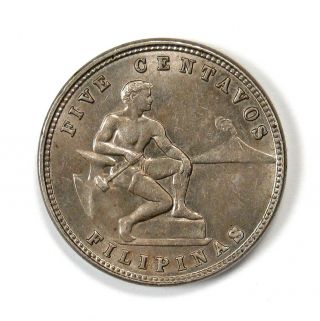 1934 Philippines 5 Centavo Ddr 145904 R