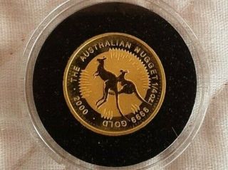 2000 Australia 1/4 Oz Gold Kangaroo.  9999 $25