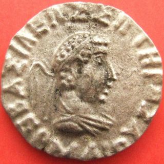 Baktria,  Indo - Greek Kingdom,  Hermaios.  Circa 105 - 90 Bc.  Bi Tetradrachm,