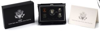 1995 United States Premier 90 Silver Proof Unc Set Packaging