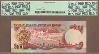CAYMAN ISLANDS: 100 Dollars Banknote,  (UNC PCGS63),  P - 20,  1996, 2