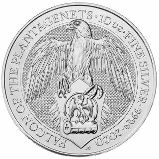 2020 U.  K.  10 Pound Silver Queen 