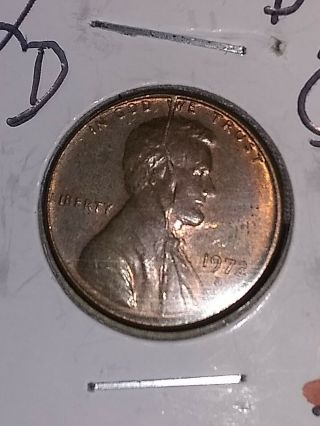 1972 Lincoln Cent With Die Crack