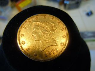 1879 Gold Liberty Head $10.  00 Eagle